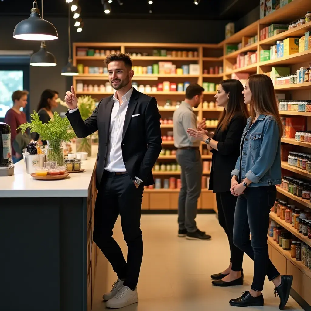 Un homme actif en pleine séance d'entraînement, souriant et énergique.
